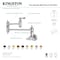 Kingston Brass KS310ALAC Restoration Wall Mount Pot Filler Kitchen Faucet, Copper KS310ALAC - alternate 4